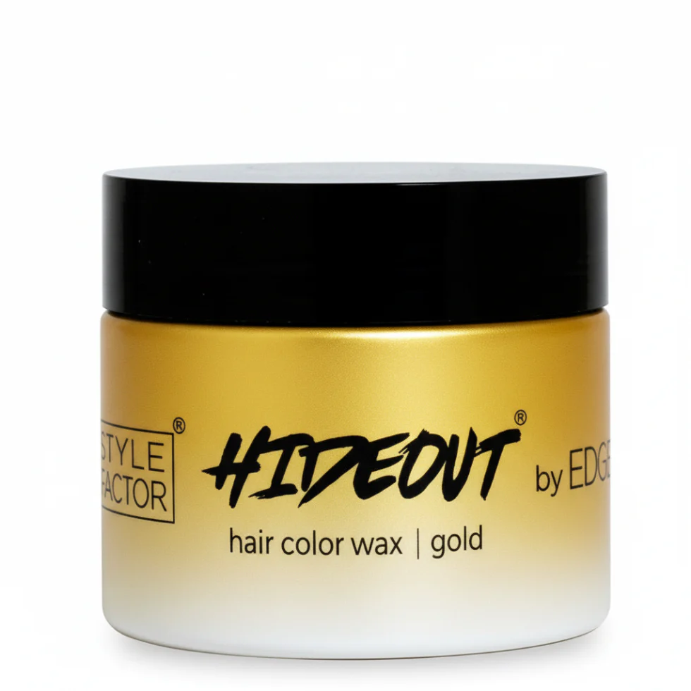 Edge Booster Hideout Gold Hair Color Wax 1.7oz | Temporary Styling Wax