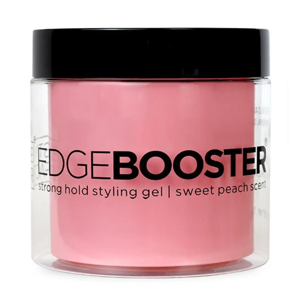 Edge Booster Strong Hold Gel 500ml Sweet Peach | Shine & Frizz Control
