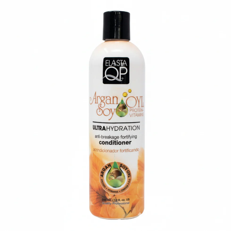 Elasta QP Soy Oil Ultra Hydration Conditioner 355ml | Anti-Breakage Moisture