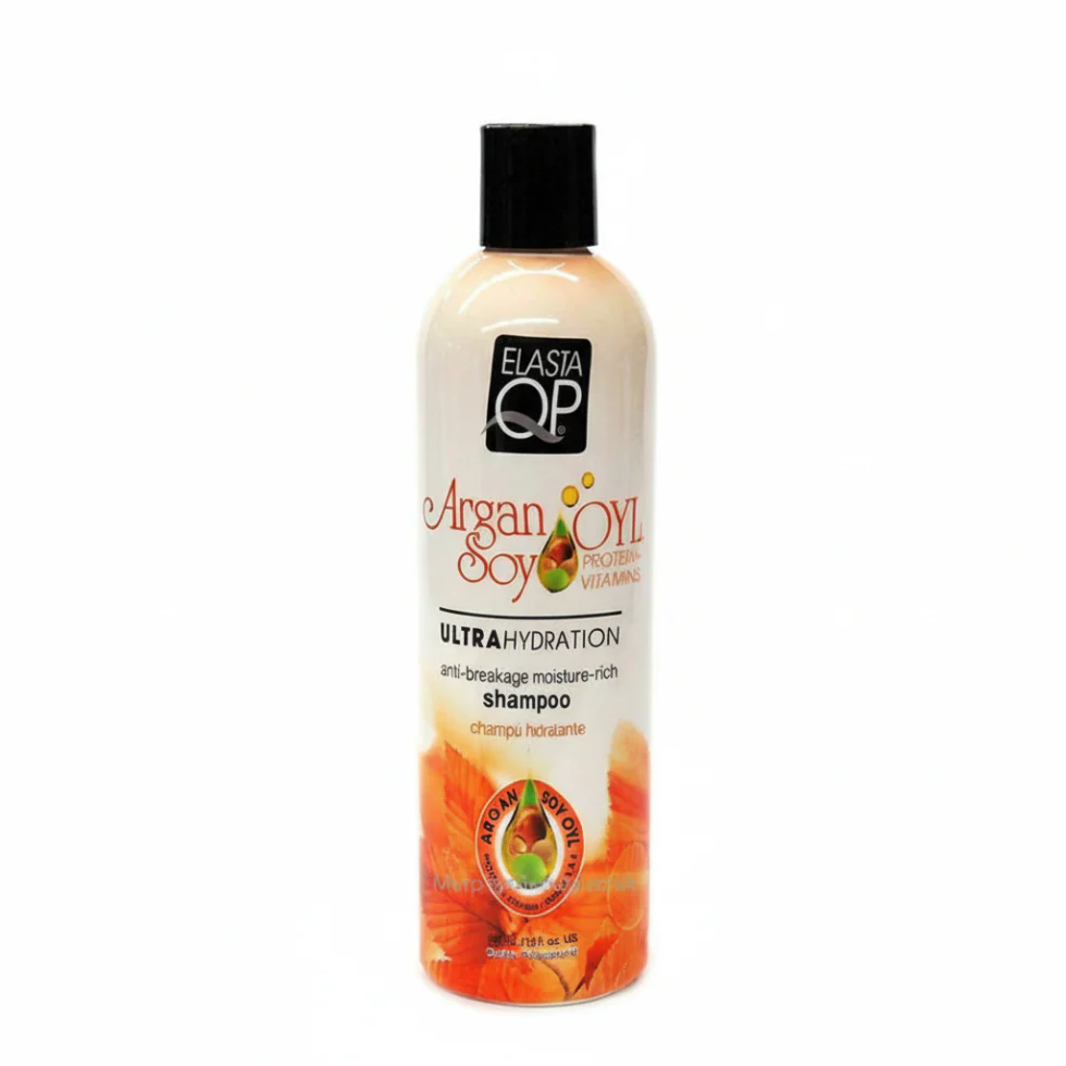 Elasta QP Soy Oil Ultra Hydration Shampoo 355ml | Hydrate & Restore Hair