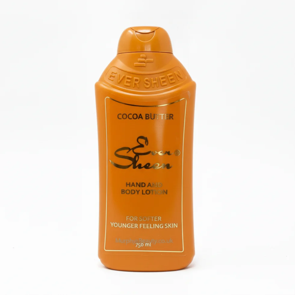 Ever Sheen Cocoa Butter Lotion 750ml | Soft Silky Nourished Skin Care Cream
