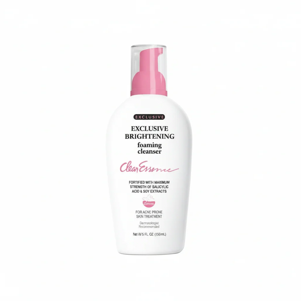 Exclusive Brightening Foaming Cleanser 5oz | Acne, Dark Spots & Even Skin Tone