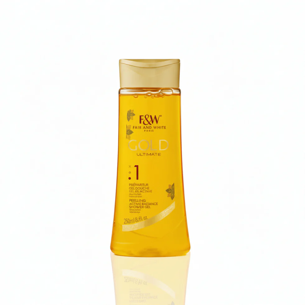 F&W Gold Argan Shower Gel 250ml | Hydrating Daily Body Wash Care