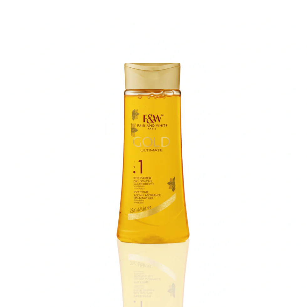F&W Gold Radiance Argan Shower Gel 400ml | Hydrating Skin Cleanser
