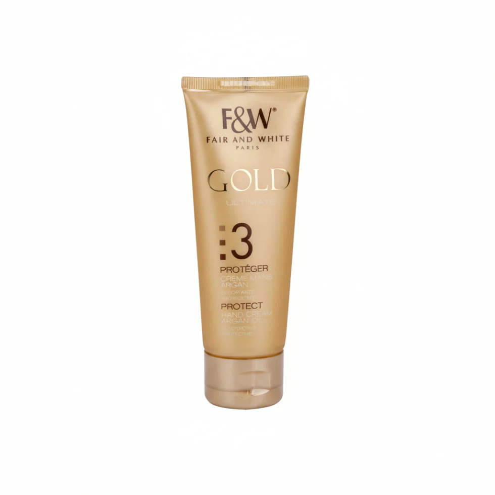 F&W Gold Argan Hand Cream 75ml | Moisturizing Repair Hand Care
