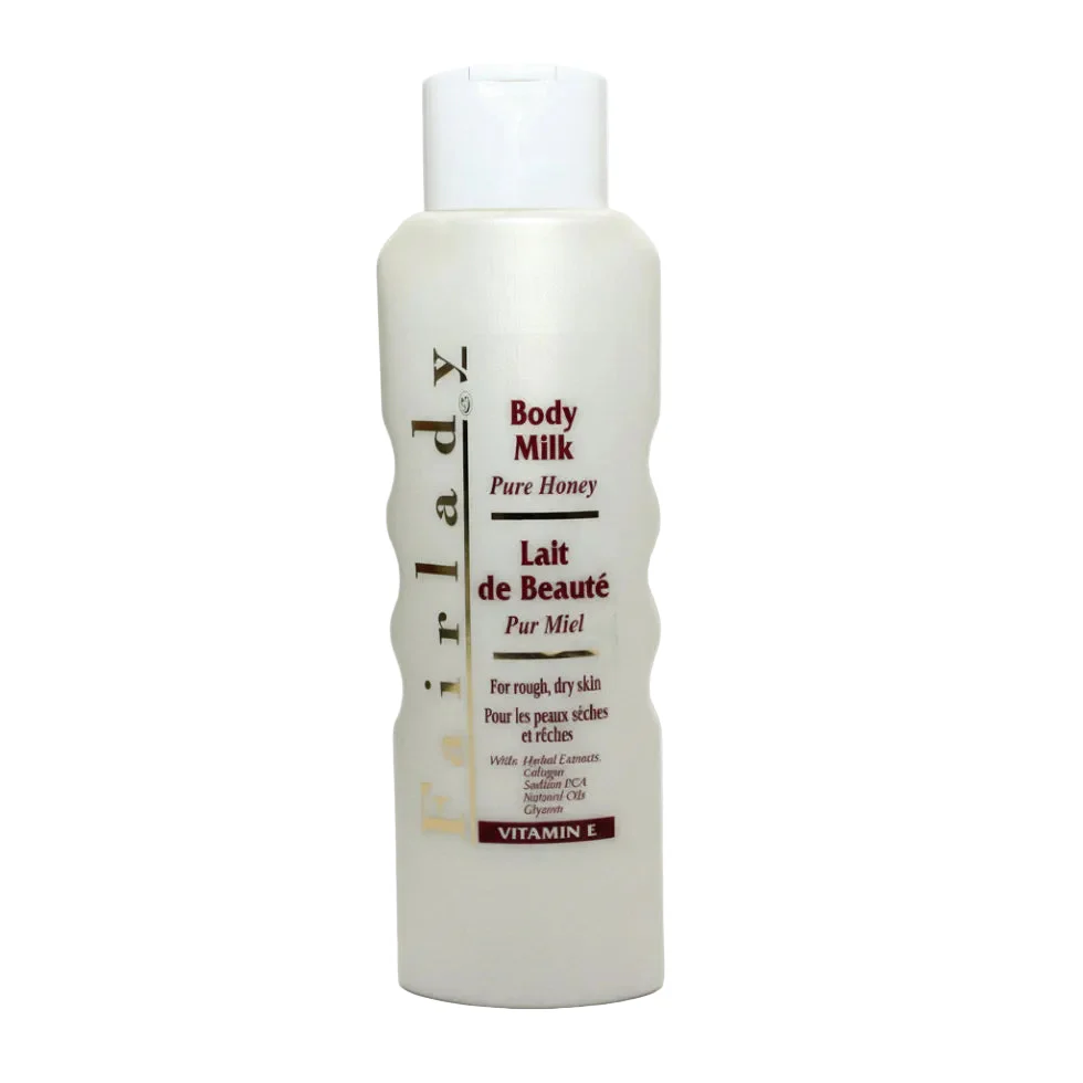Fair Lady Honey Body Milk 500ml | Deep Hydration Dry Skin Care Lotion