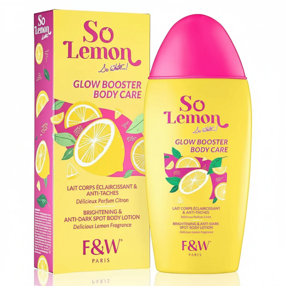 Fair & White So Lemon Glow Booster Lotion 500ml | Brightening Body Care