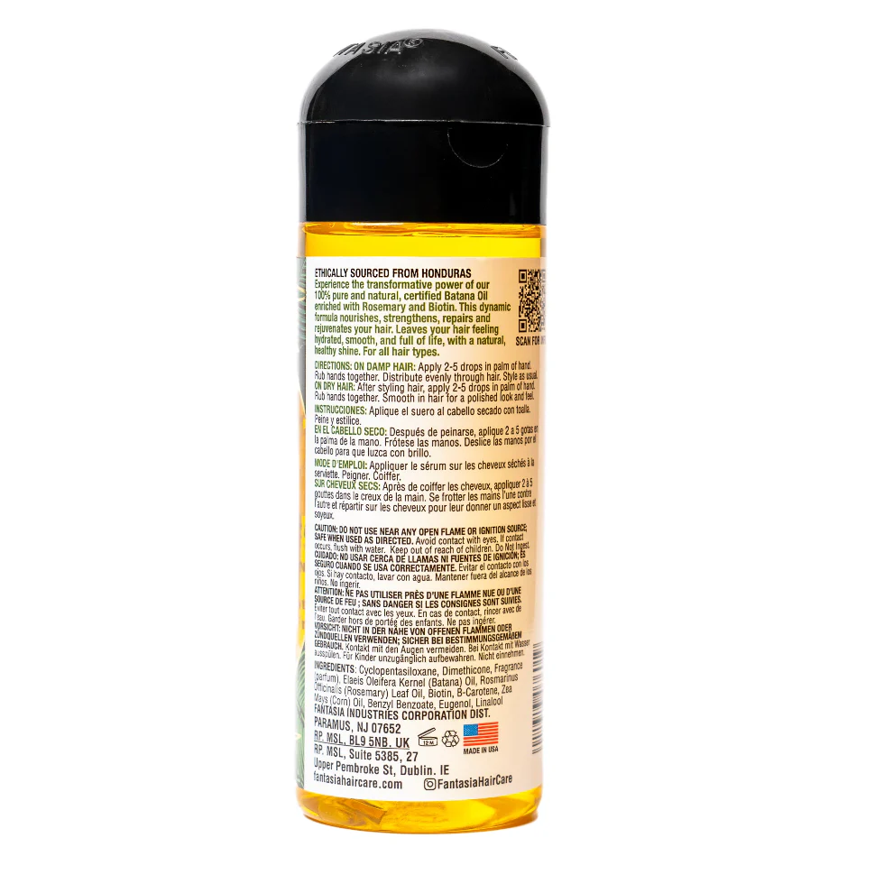 Fantasia IC Batana Oil Serum 6 oz | Hair Growth, Shine & Frizz Control Serum - Image 2