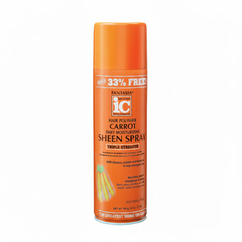 Fantasia IC Carrot Sheen Spray 534ml | Nourish, Shine & Strengthen Hair