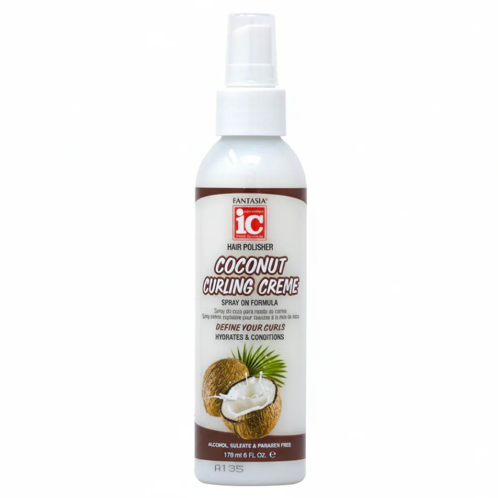 Fantasia IC Coconut Curling Creme 178ml | Define, Moisturize & Control Curls