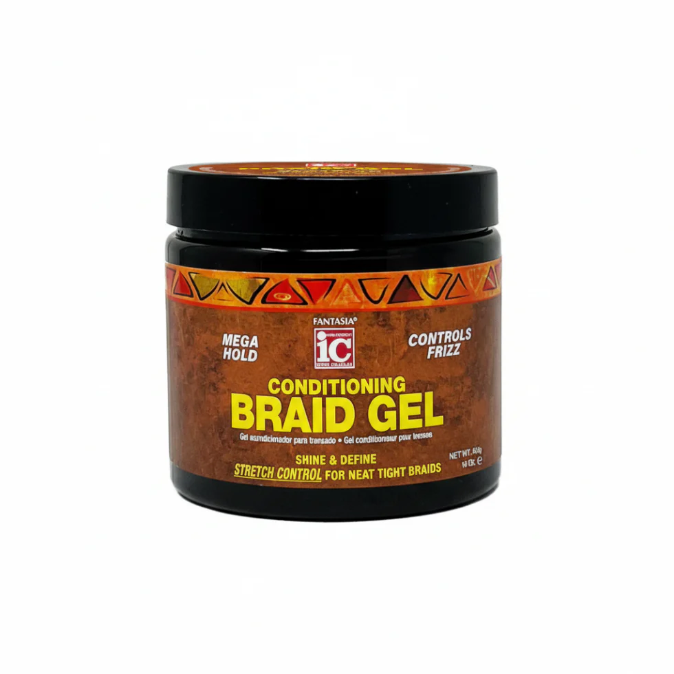 Fantasia IC Conditioning Braid Gel 454g | Mega Hold & Frizz Control