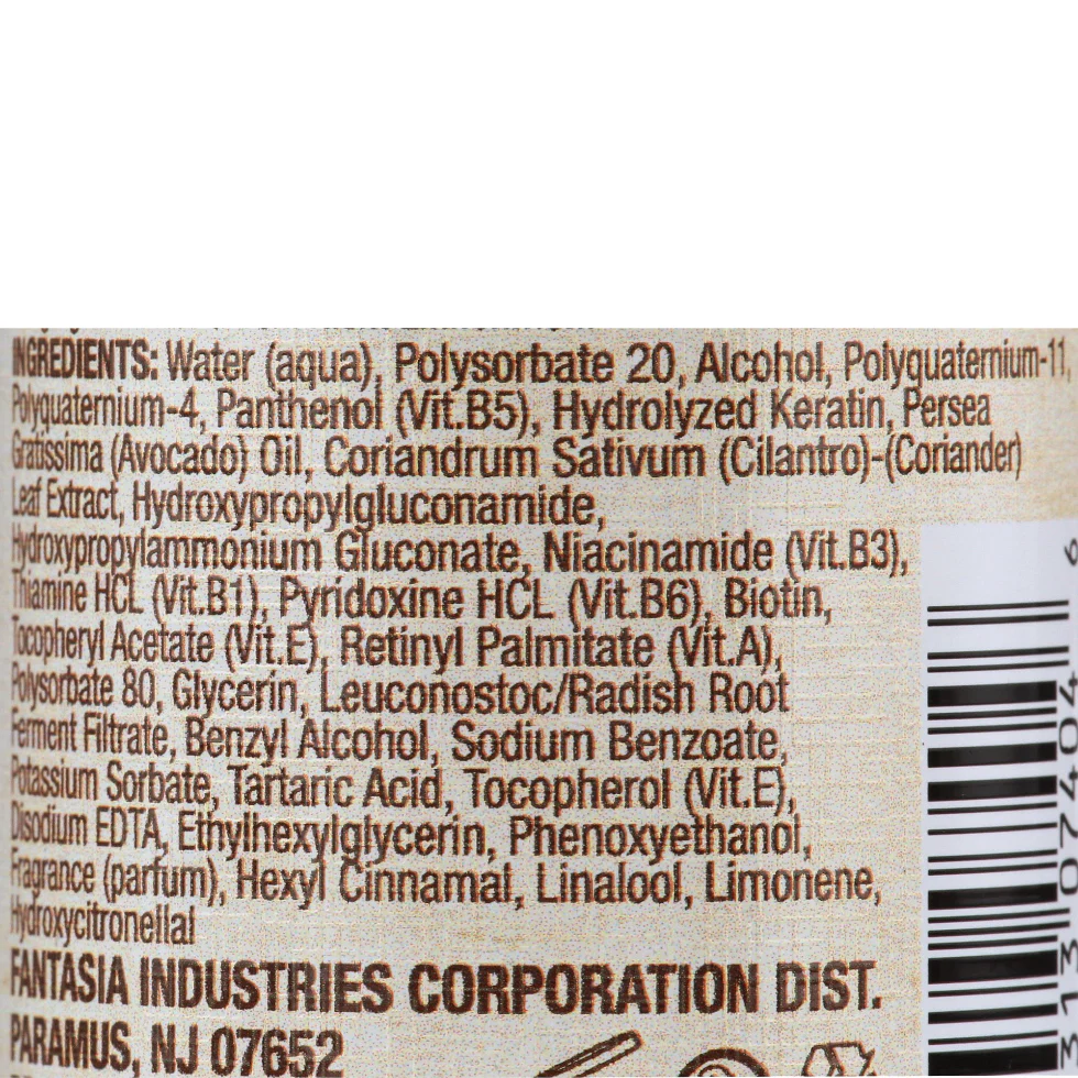 Fantasia IC Avocado Cilantro Mousse 178ml | Volume & Heat Protect - Image 2