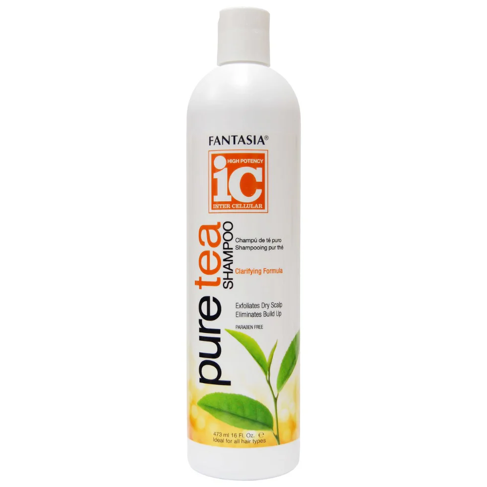 Fantasia IC Pure Tea Shampoo 12 oz | Clarifying & Scalp Cleansing Hair Shampoo