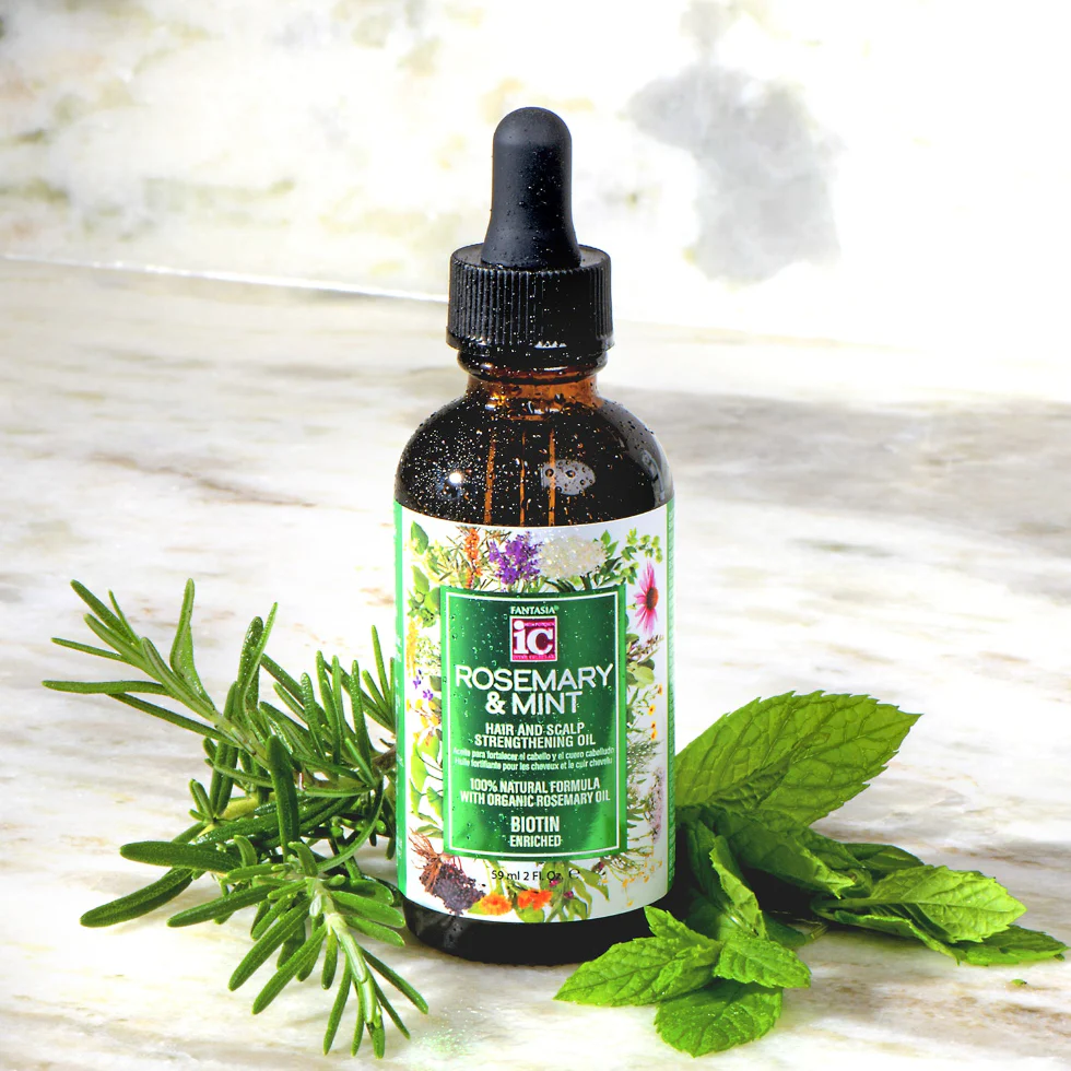 Fantasia IC Rosemary & Mint Oil 2oz | Strengthen & Boost Growth - Image 3