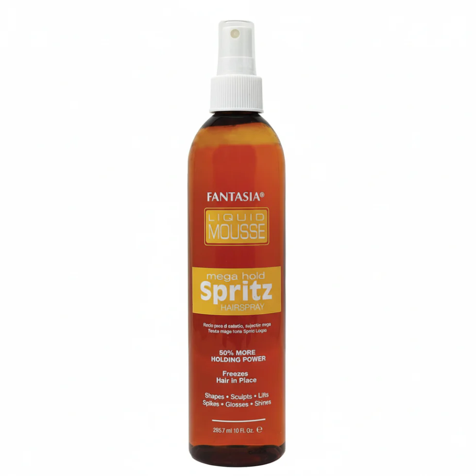 Fantasia Liquid Mousse Mega Hold Spritz 295ml | Hold & Volume Styling Spray