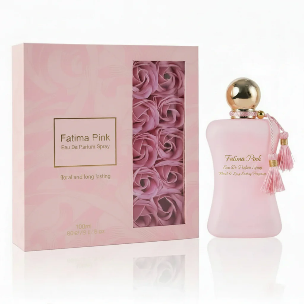Fatima Pink Eau De Parfum Spray 100ml | Floral & Long-Lasting Fragrance