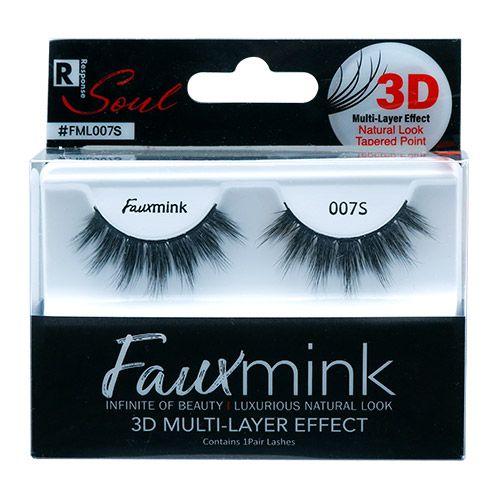 Faux Mink Eyelashes Natural Look Tapered Point 3D Multi Layer Effect - Image 7