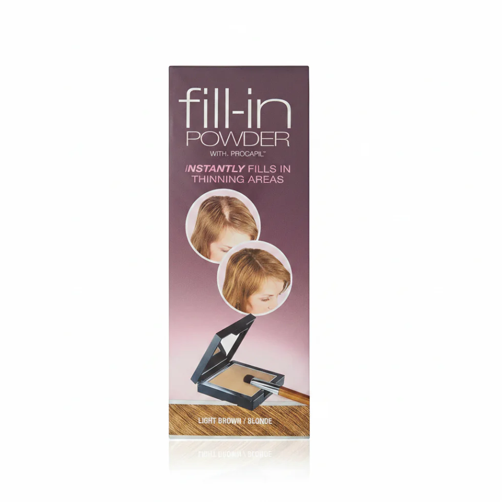 Fill-In Powder with Procapil Pack of 3 Light Brown Blonde | Hair Thickening