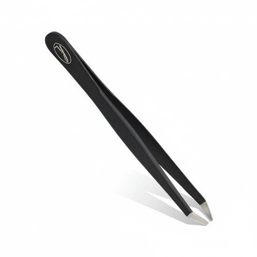 Fine Lines Tong Tweezer Black 9cm : 225-09