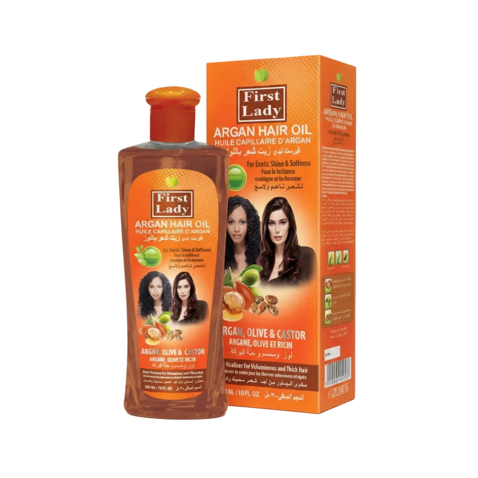 First Lady Argan Hair Oil 300ml | Nourishing Strengthening Hair Care Oil