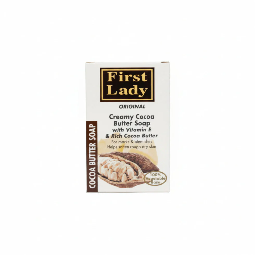 First Lady Cocoa Butter Soap 200g | Moisturizing Creamy Skin Care Soap