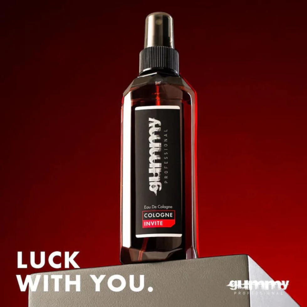 Gummy Professional After Shave Cologne Lemon 250ml | Fresh Barber Citrus Scent - Image 2