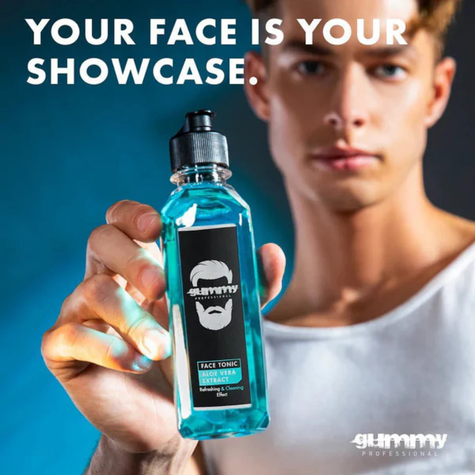 Gummy Professional After Shave Cologne Lemon 250ml | Fresh Barber Citrus Scent - Image 3
