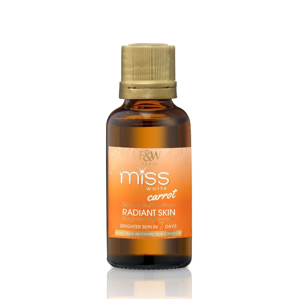 F&W Miss White Carrot Serum 30ml | Brightening Glow Even Skin Tone Care