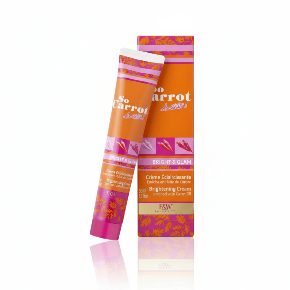 F&W So Carrot Cream 50ml | Brightening Glow Even Skin Tone Moisturizer