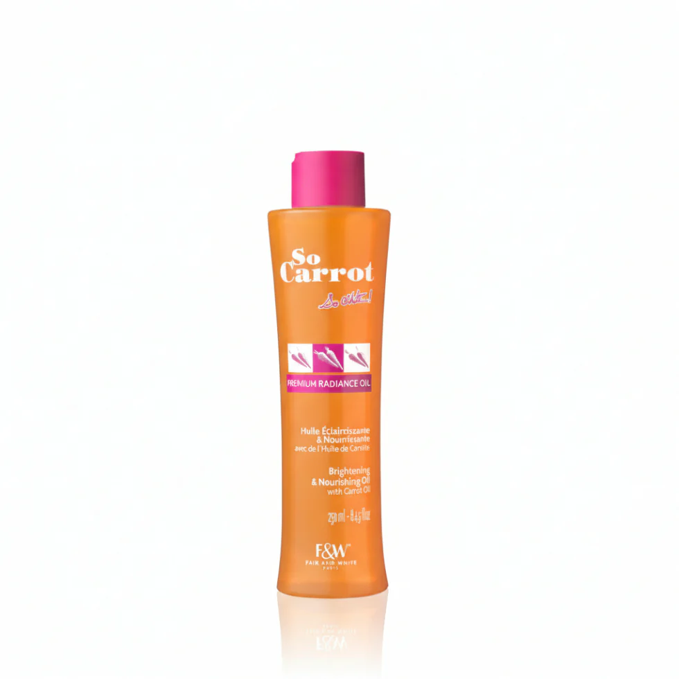 F&W So Carrot Brightening Oil 250ml | Radiant Even Skin Tone Care