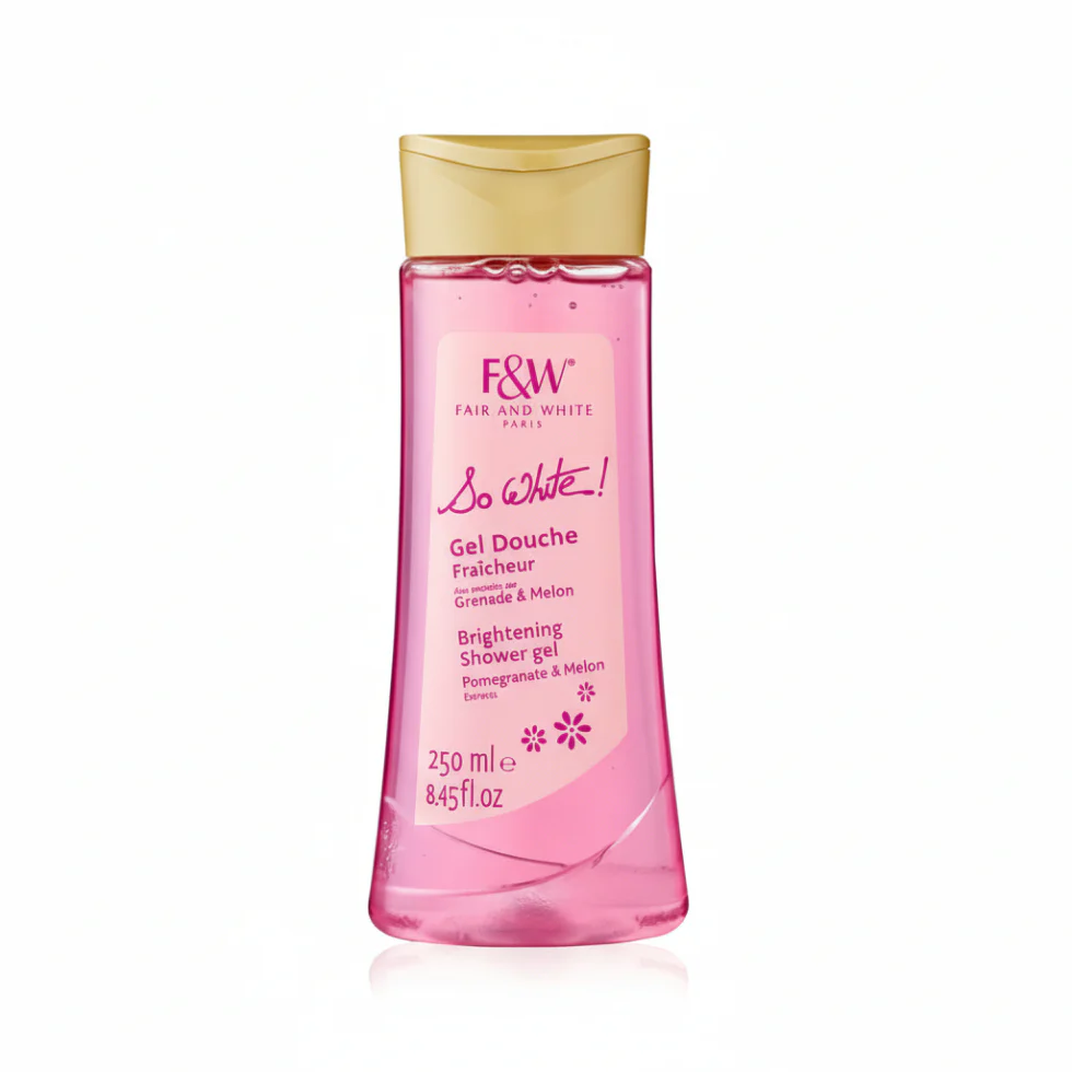 F&W So White Shower Gel 250ml | Brightening Glow Even Tone Body Wash