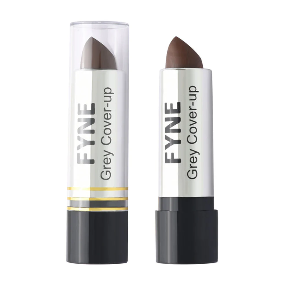 Fyne Grey Cover-Up Stick Light Brown 888-06 | Root Touch-Up Grey Coverage - Image 2