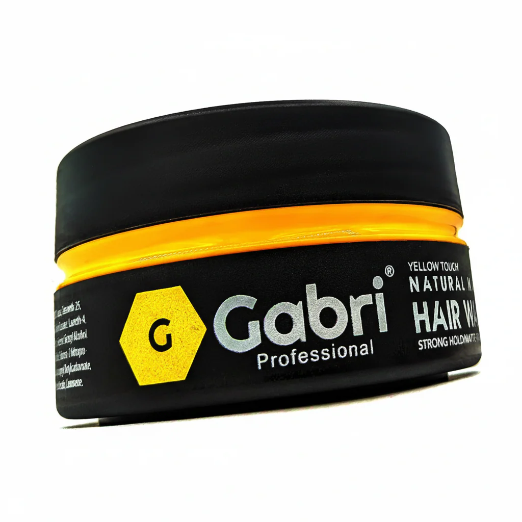 Gabri Yellow Touch Aqua Hair Gel Wax 150ml | Ultra Matte Strong Hold Styling Wax