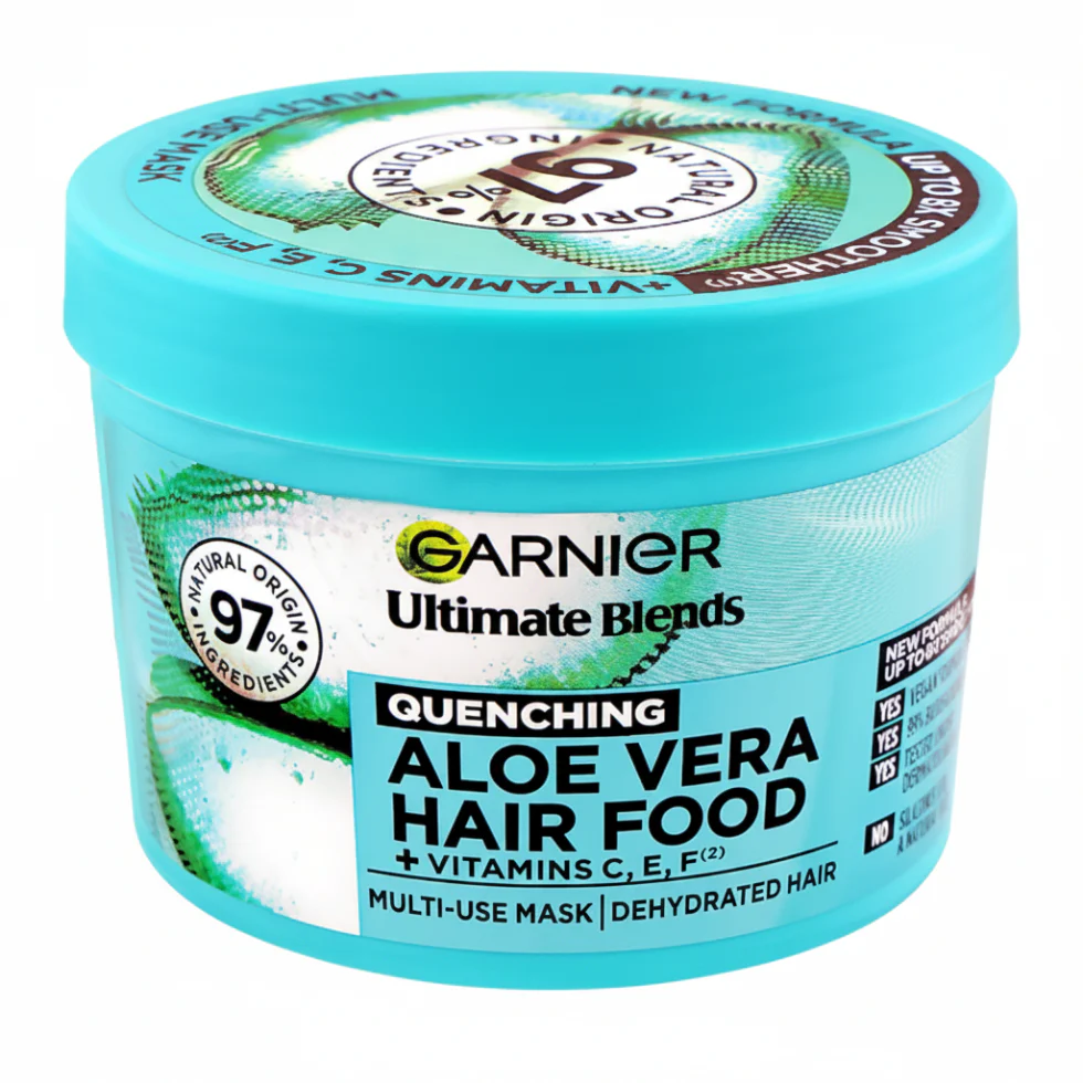 Garnier Aloe Vera Hair Food Mask 400ml | 3-in-1 Hydration & Shine