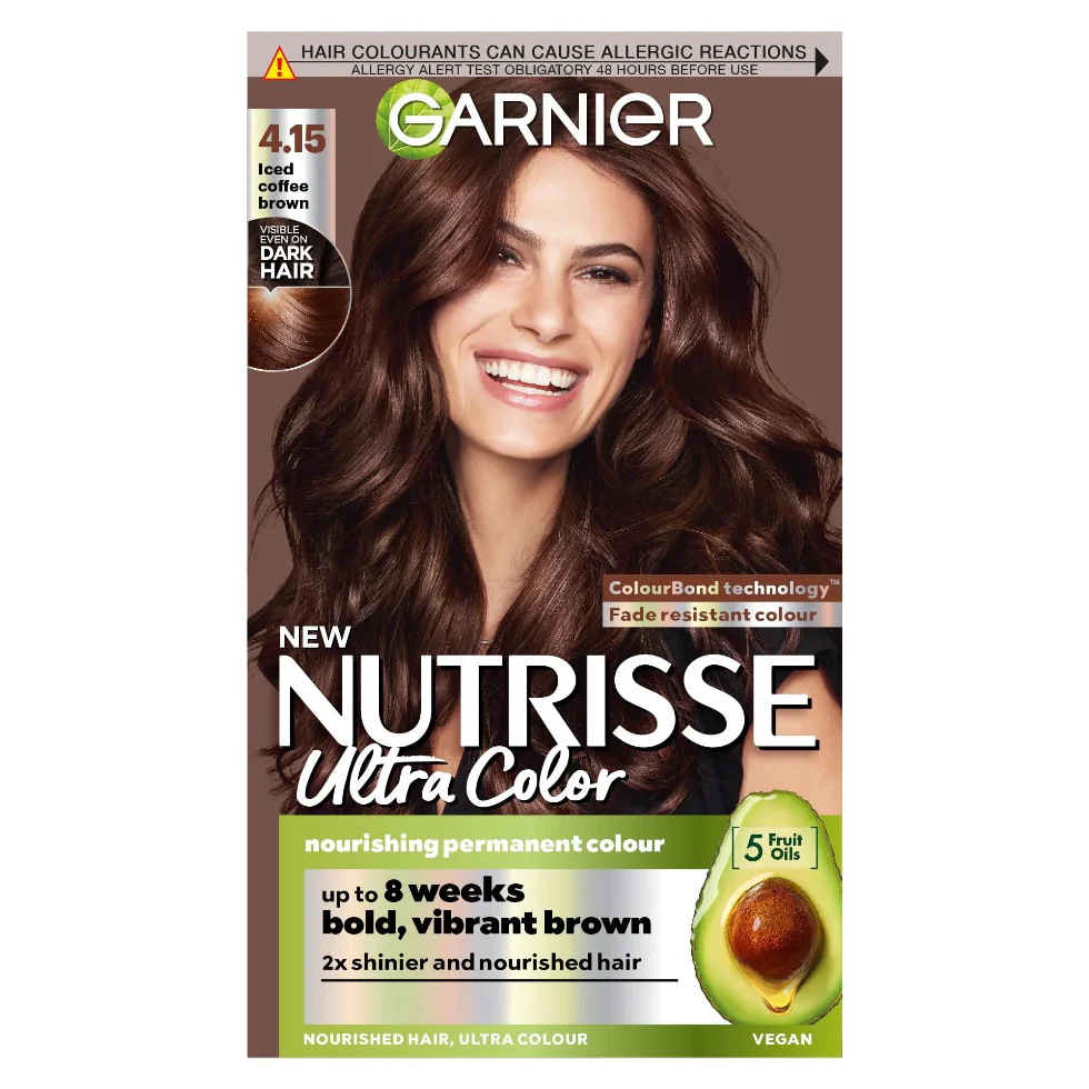 Garnier Nutrisse Ultra Color 4.15 Iced Coffee | Intense Brown Dye
