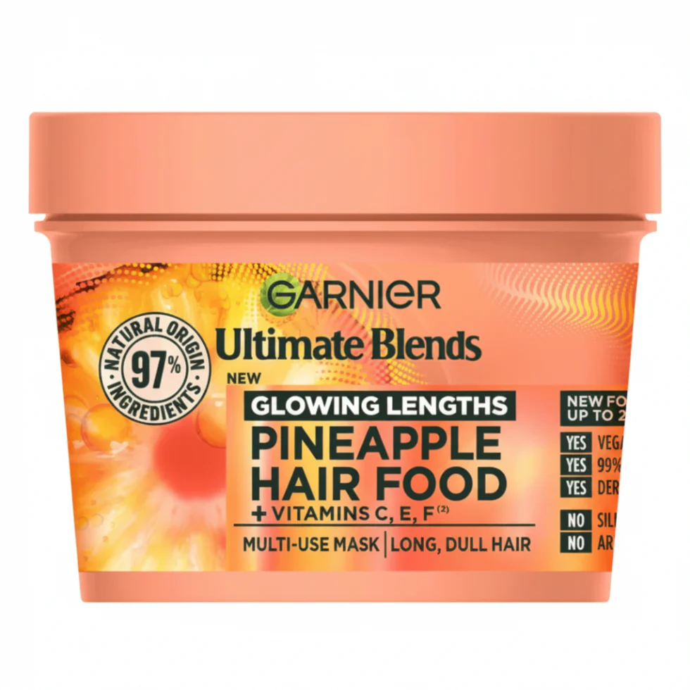 Garnier Pineapple & Amla Hair Food 3in1 Mask 400ml | Repair & Shine Care