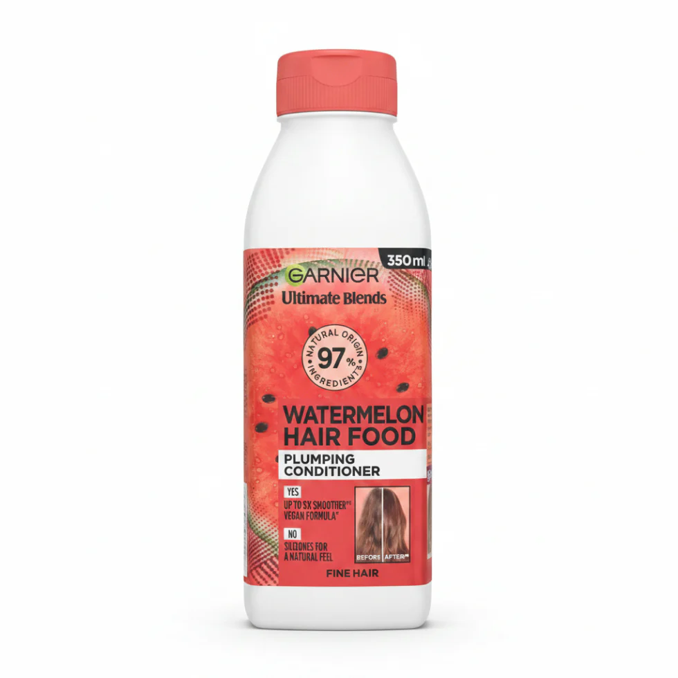 Garnier Watermelon Hair Food Conditioner 350ml | Plump Fine Hair & Shine