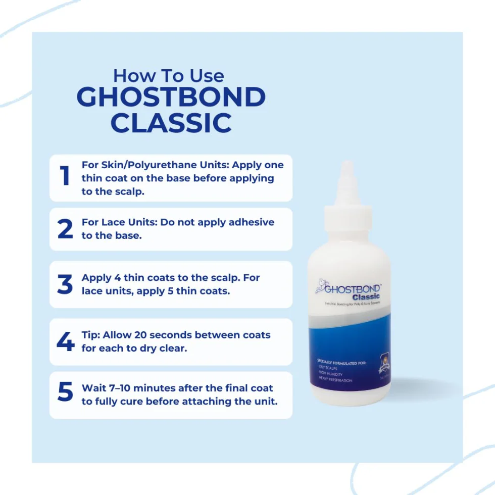 Ghost Bond Invisible Bonding 147ml | Strong Lace Wig Glue Waterproof Hold - Image 3