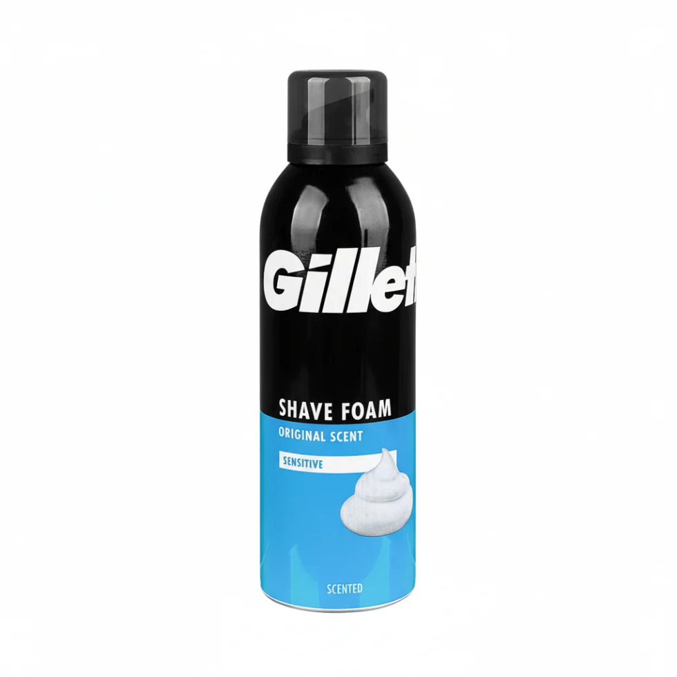 Gillette Original Scent Sensitive Shave Foam 200ml