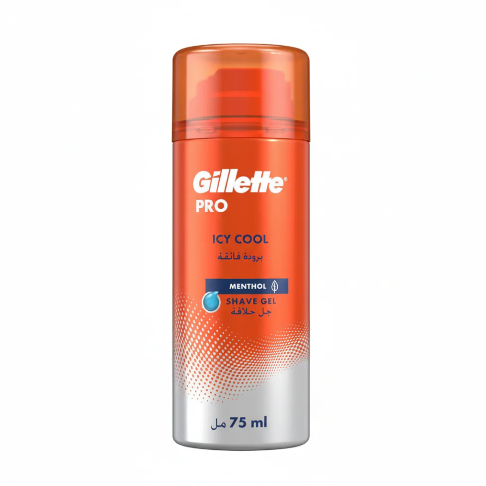 Gillette Pro Icy Cool Menthol Shave Gel 75ml | Cooling Formula