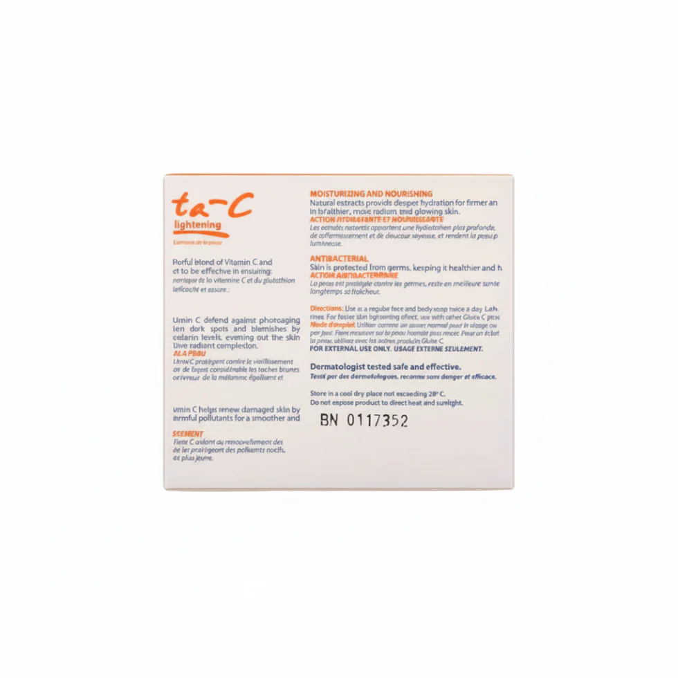 Gluta C Skin Lightening Face & Body Soap 135g | Glutathione & Vitamin C Glow - Image 2