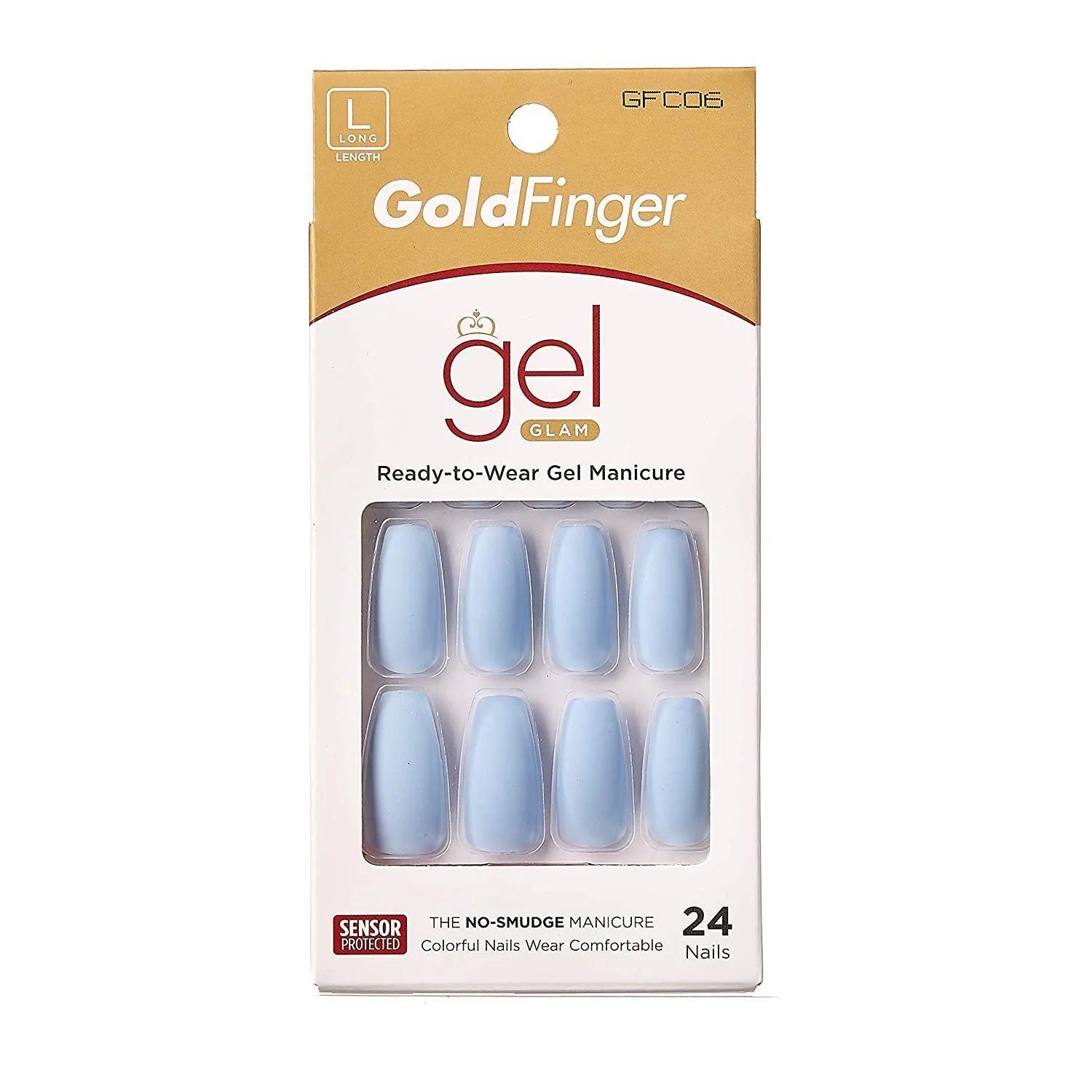 Gold Finger Gel Glam 24 Nails - Image 10