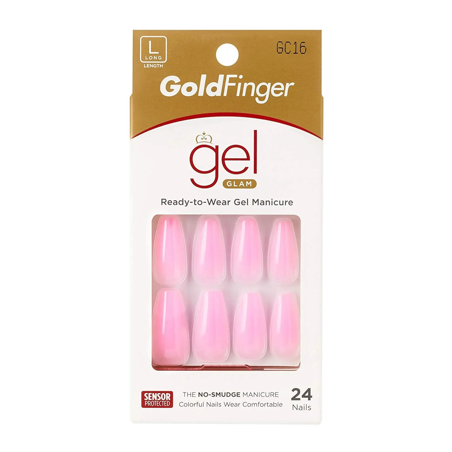 Gold Finger Gel Glam 24 Nails - Image 13