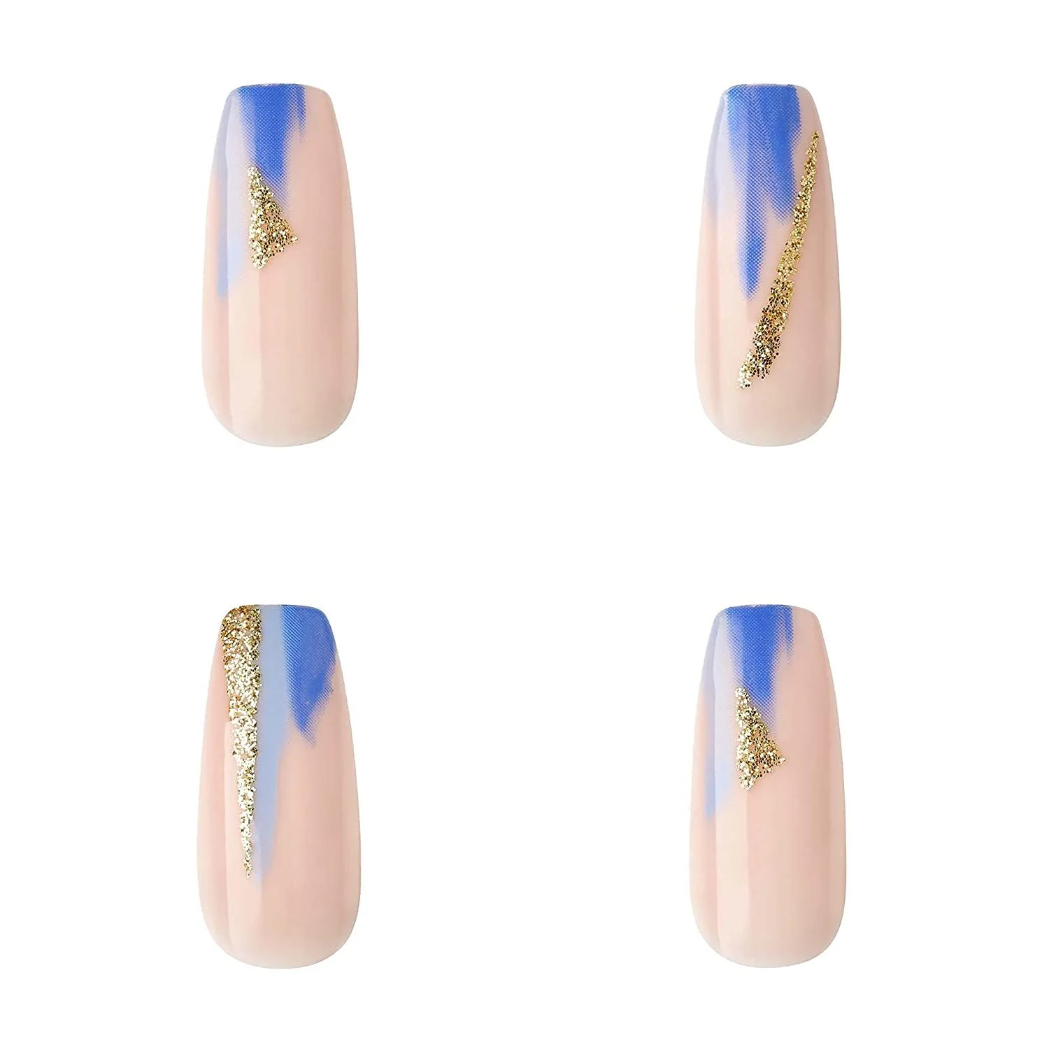 Gold Finger Gel Glam 24 Nails - Image 3