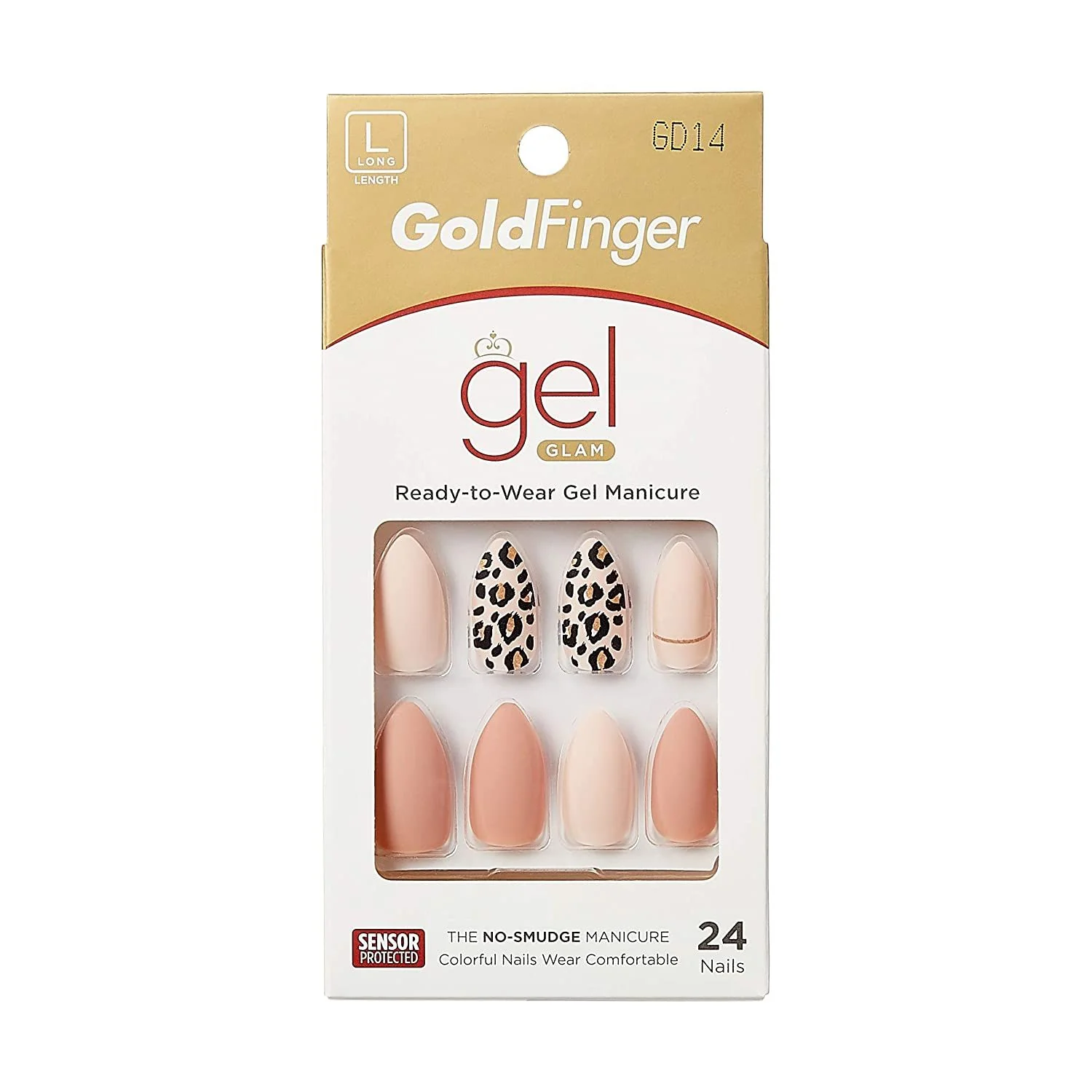 Gold Finger Gel Glam 24 Nails - Image 5