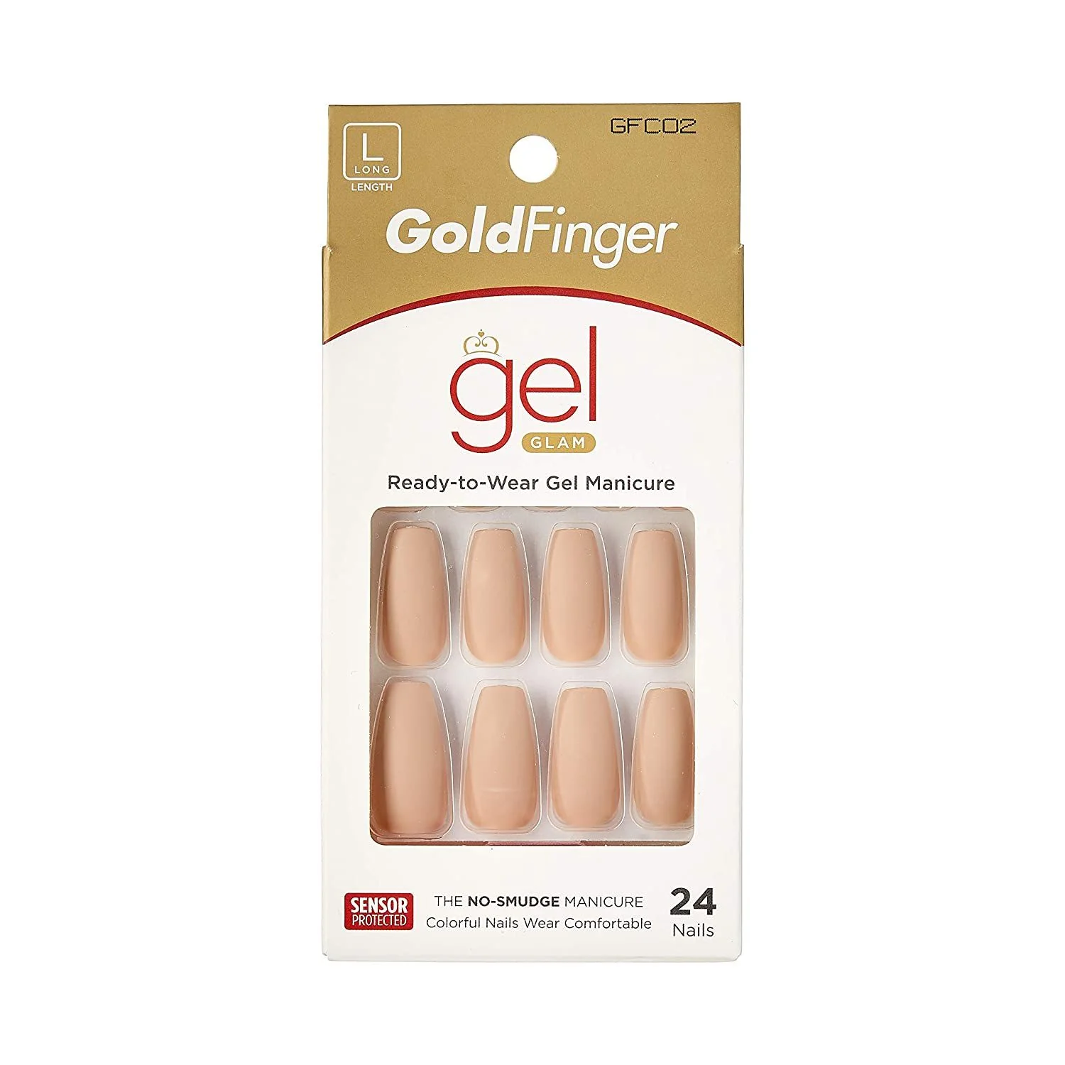 Gold Finger Gel Glam 24 Nails - Image 6