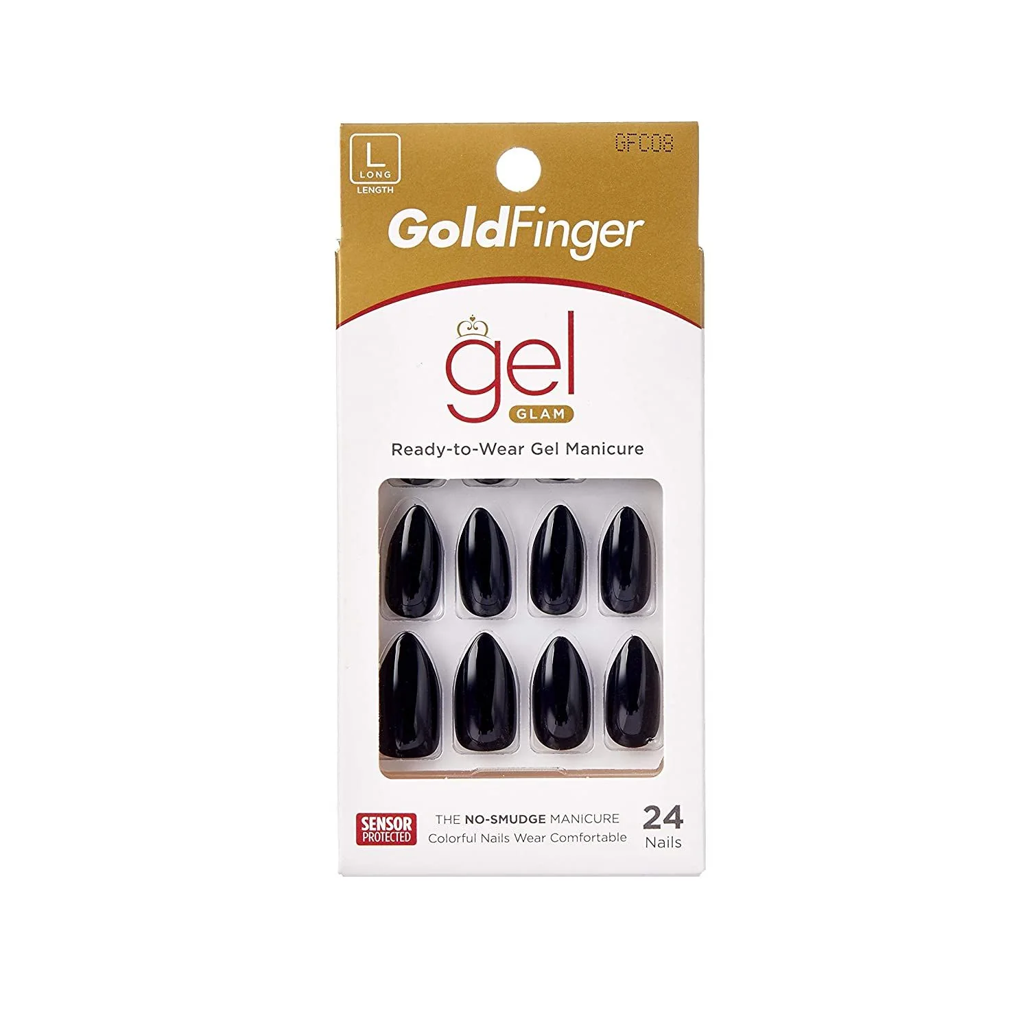 Gold Finger Gel Glam 24 Nails - Image 7