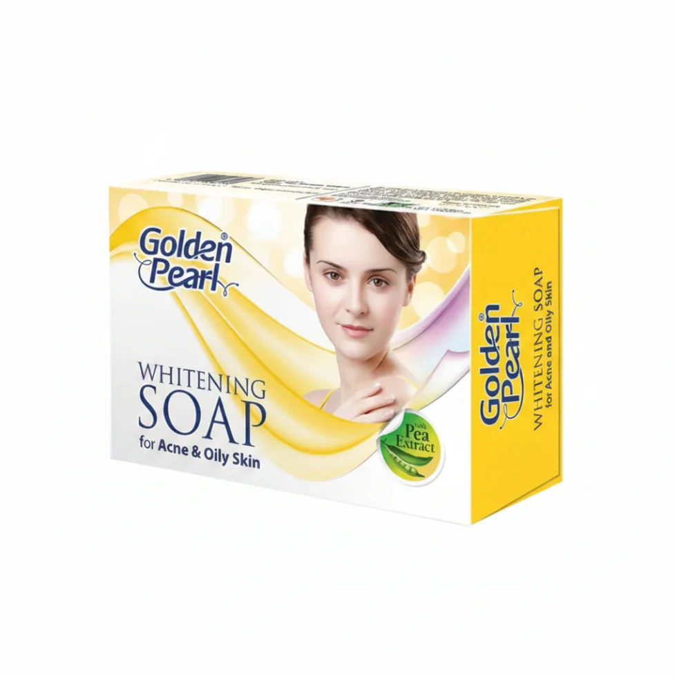 Golden Pearl Glowing Soap 100g | Brightening Soap for Acne & Dry Skin Care