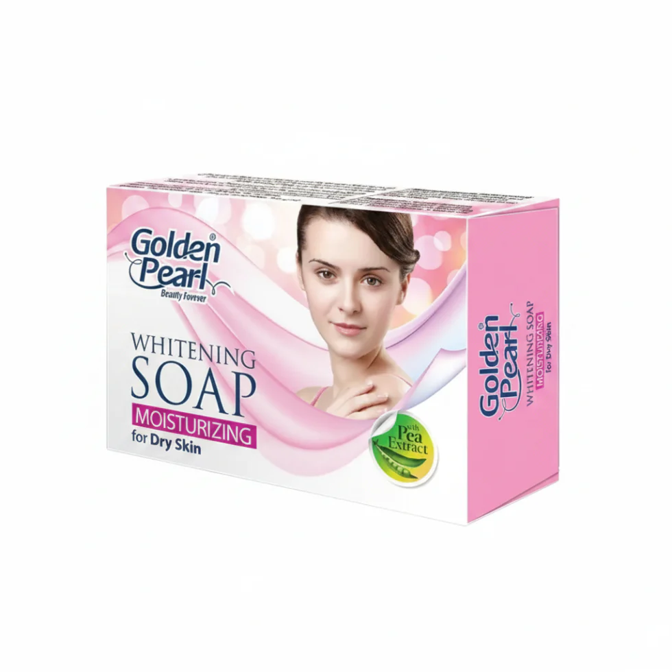 Golden Pearl Whitening Soap 100g | Moisturizing Soap for Dry Skin & Glow