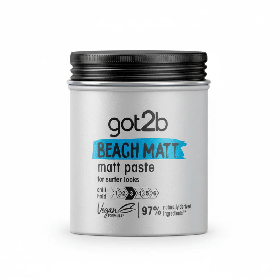 Got2b Beach Matt Paste 100ml | Medium Hold, Matte Finish & Textured Styles